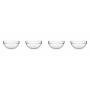 4 Pack - Durable Glass Dessert Serving Bowl - Transparent