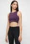 Reebok Lux Contour Crop - Midnight Plum