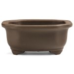 Japanese Unglazed Containers - Decorative Rectangular 130 X 115 X 55MM