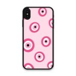 Custom Printed Tpu Cases - Apple Iphone XS Max & 39 Pink Evil Eye& 39 By