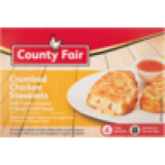 County Fair Frozen Chicken Steaklet With Cream Cheese & Sweet Chilli Sauce 400G