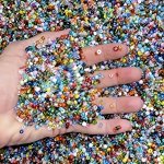 500PCS 3MM Transparent Glass Seed Beads Multi-color Assortment For Diy Jewelry Bracelets Necklaces Earrings & Handicrafts Ideal