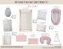 Cot Duvet Bedding – Hop Along Plain And Simple Bunny Set
