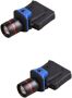 2PCS Clip Headlamp Adjustable Base Lighting Modes LED Flashlight