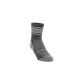 Men's "wys" Short Outdoor Cotton Sock - Charcoal & Grey