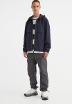Regular Fit Ripstop Cargo Trousers - Dark Grey