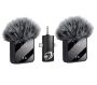 Dual Wireless Lavalier Microphones Compatible With Iphone/android & Cameras