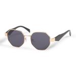 Black Octagon Metal Sunglasses
