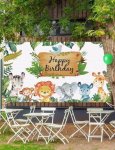 Safari Animal Backdrop