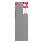Defy 60CM 343LT Full Fridge Titanium Inox DFD458