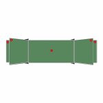 Educational Board Magnetic Chalkboard 2420 1220 - Centre Panel - Option C
