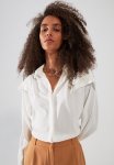 Shoulder Detailed Shirt - Ecru