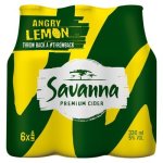 Savanna Cider Angry Lemon Nrb 6 X 330ML