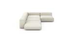 Four Module Corner Sofa - Linen - Platinum - 241CM X 346CM