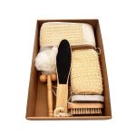 Natural Bath Set - Exfoliating Massaging & Foot Care Kit For Home Spa