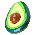 Focusoutdoor Xlarge Inflatable Swim Ring Avocado Bonus Ball
