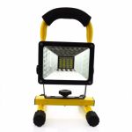 30W 2400LM Cree Xm-l Rechargeable LED Flood Light. Red And Blue Strobe Function- Brand New