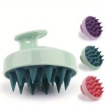 Silicone Hair Scalp Massager Brush - Manual Shampoo Scalp Massage Comb - Skin-friendly Soft Comfortable - Exfoliates Scalp Dead 