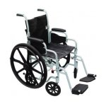 Lightweight Aluminium & Nylon Wheelchair With Quick Release Wheels