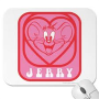 Tj Mouse Pad Colour: Pink With Flowers