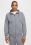 Nike Dri-fit Uv Full-zip Performance Hoodie- Cool Grey