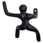 Cast-iron Climbing Man Hanger Black 13CM