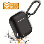 1 Piece For Airpods Case Cover Soft Silicone Protective Cover With Keychain For Women Men Compatible With Airpods 2ND 1ST Genera