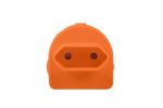 Single Euromate Adaptor Loose Orange