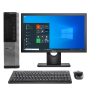 Dell Optiplex 7010 Sff Desktop Combo – Intel Core I3 2ND Gen 4GB DDR3 250GB Hdd Ms WIN10 Pro 17" Square Monitor New Keyboard & Mouse Set Certified Refurbished