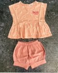 New Skye Pink Floral Top And Pink Shorts 7 8Y