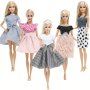 5pcs Cute Costume Dress Suitable For 30.0 Cm Doll Accessories Daily Casual Wear Toy Set Doll Set Doll Not Included Christmas Halloween Gift