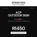 Acp Outdoor Sign