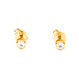 Mkm 4MM Steri Studs Cheq Crystal Gold