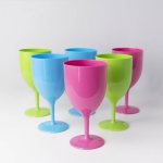 Vino Plastic Wine Cups 6PC – Assorted Colours