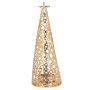 Gold Christmas Tree Aluminum Alloy Candle Holder