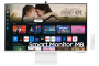 Samsung 32" Smart Monitor M80D Uhd Usb-c With Speakers & Remote Warm White