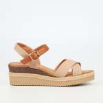 Tammy 1 Low Wedge - Beige - Beige 7
