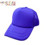Sublimation Truck Cap 5 Panel Solid Blue