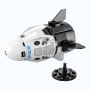 88 Piece - Rocket Model Construction Toy With Display Stand - Black & White