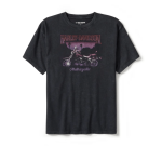 Women’s Lowrider Sunset Oversized Tee – Harley Black