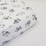 African Animals Cot Fitted Sheet - Large 66X132CM