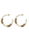 Tribal Hoops - White