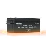 Renogy Rego Lithium Battery Self-heating 12V 300AH LIFEPO4 Battery With Bms Ev-grade Battery Cells Over 5000 Cycles IP65 Expanda