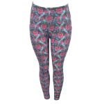 High Waist Full Length - Pink Protea - Ladies XL - 38