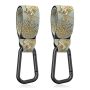 Gukeniu Baby Stroller Hooks For Hanging Bags Universal Stroller Clips Stroller Accessories Hook Mommy Hook For Stroller Diaper Bag Shopping Bag Pu