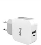 Snug Adaptive Charging 2.4 A Mobile Charger With Detachable Cable