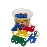 Tub Of Transport Shapes 20PCS