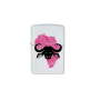 Zippo Type Lighter Africa Buffalo Pink Pocket Lighter Multicolour