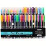 Gel Pens Set Colored Pen Fine Point Art Marker Pen 60 Unique Colors For Adult Coloring Books Kid Doodling Scrapbooking Drawing Writing Sketching Highlighter Pens