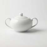 - Super White Coupe Sugar Pot